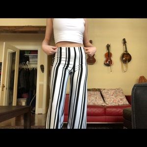 Black and white striped Urban Outfitters pants